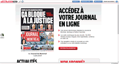 Desktop Screenshot of edition-e.lejournaldemontreal.com