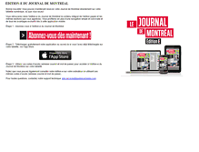 Tablet Screenshot of edition-e.lejournaldemontreal.com